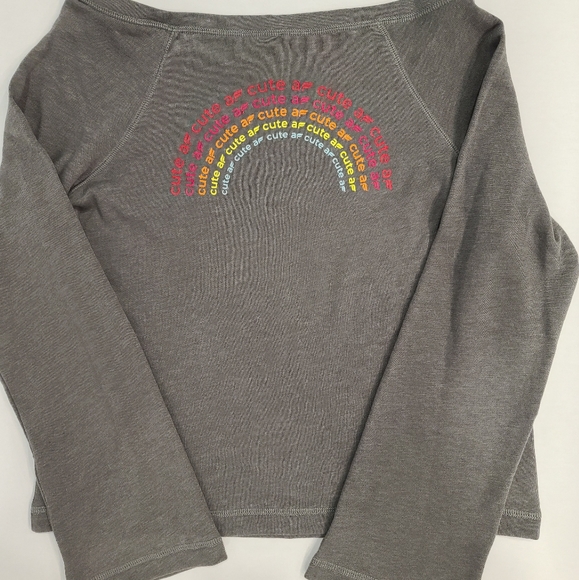 Fabletics Cute AF Isabel Terry Widesleeve Pullover - Picture 9 of 9